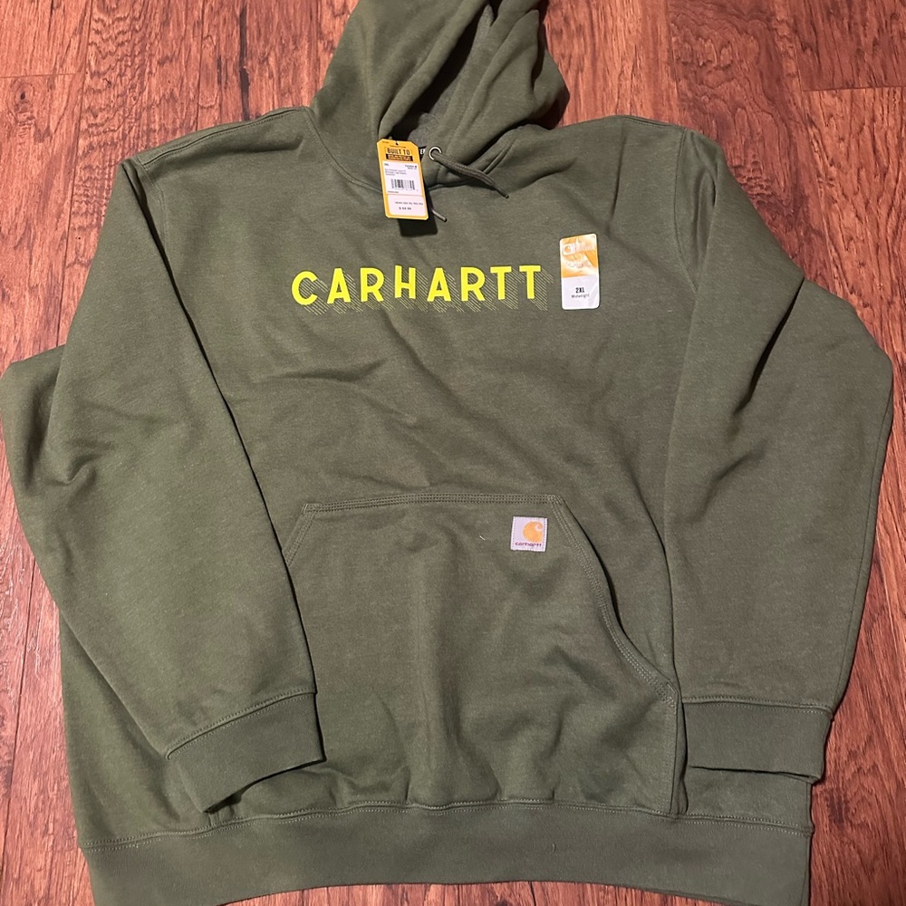 Carhartt Men's Olive Hoodie
